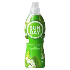 Кондиционер д/б Sunday 1л\6шт Свежесть Ландыша п/б