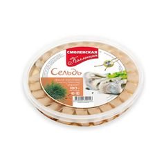 Сельдь Смоленская коллекция 180гр\ филе-кусочки в масле с укропом 