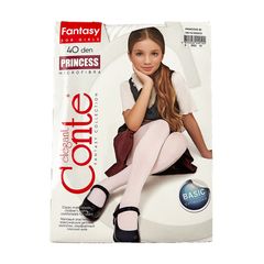 Колготки дет. Conte \ Princess 40 ден (146-152) Bianco 