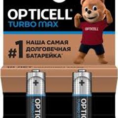 Батарейки OPTICELL 2шт\48шт Turbo Max AAA 