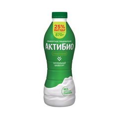 Биойогурт АКТИБИО 870гр\6шт Натуральный 1,8% пэт