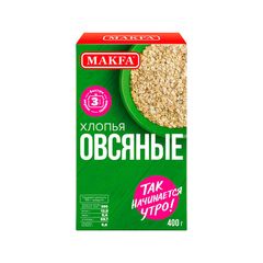 Хлопья Макфа 350гр\12шт Овсяные Быстрого приготовления (РАСПРОДАЖА) 