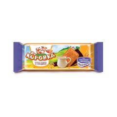 Печенье Коровка 115гр\30шт вкус топл. мол. с глазурью  