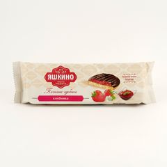 Печенье Яшкино 137гр\24шт сдобное клубника 