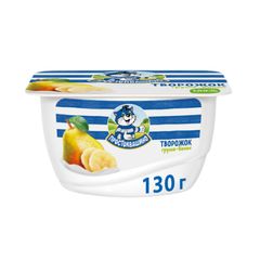 Продукт творожный Простоквашино 110гр\8шт Груша-банан 3,6% 