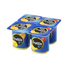 Продукт йогуртный Фруттис 115гр\ 5% C манго и дыней/c бананом и клубникой (ЗМЖ) 
