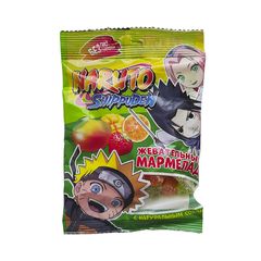 Мармелад ТМ Naruto 100гр\24шт жев. фиг со вкус.ман, клубн апел Юни (РАСПРОДАЖА) 