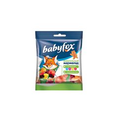 Мармелад Babyfox 70гр\ жевательный "Бегемоты" 