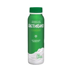 Биойогурт АКТИБИО 260гр\9шт Натуральный 1,8% пэт