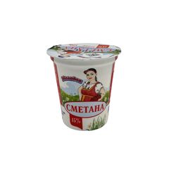Сметана Молодея 300гр\ 15% стакан