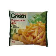 Картофель фри Морозко 450гр\ Green 
