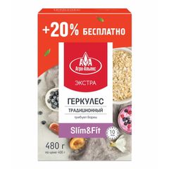 Хлопья Агро-Альянс 400гр\12шт Геркулес 