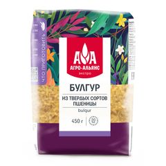 Крупа Агро-Альянс 450гр\8шт пшеничная Булгур 
