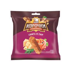 Сухарики 3 корочки 100гр\ ржан. Семга с сыром 