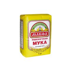 Мука Макфа 1кг\10шт пшеничная В/С 