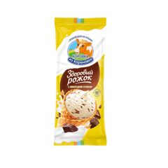 Мороженое Коровка из Кореновки 100гр\14шт шоколадной крошкой в вафельном рожке  