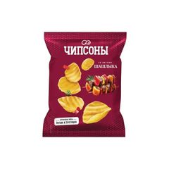 Чипсы Чипсоны 40гр\28шт со вкусом шашлыка 