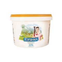Продукт сметанный Горянка 2,5кг\ 25% (ЗМЖ) ведро