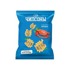 Чипсы Чипсоны 40гр\28шт Краб 