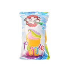 Мороженое Чистая Линия 90гр\25шт "Радуга" вафельный стаканчик 