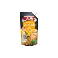 Соус Махеев 200мл\20шт майонезный Сырный 50,5% с доз. дой-пак