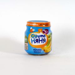 Пюре Фруто Няня 100гр\ из яблок и бананов натур. 