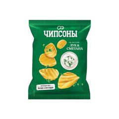 Чипсы Чипсоны 40гр\28шт со вкусом сметаны и лука 