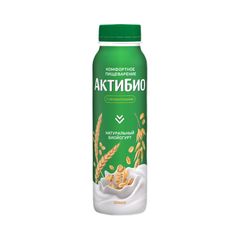 Биойогурт АКТИБИО 260гр\9шт Злаки 1,6% пэт