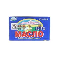 Масло сливочное  Русмолоко 200гр\30шт Традиционное 82,5% 