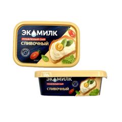 Сыр Экомилк 350гр\ плавленый сливочный 55% 