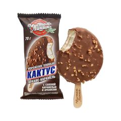 Мороженое Чистая Линия 70гр\30шт Эскимо  «Кактус» арахис-карамель Ф\П