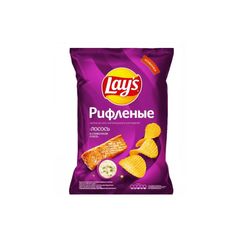 Чипсы Лейс 140гр\19шт Лосось рифл. пак.