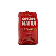 Арахис СНЭК МАНИЯ 75гр\ В глазуре со вкусом "Краб" м/у