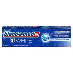 Зубная паста Blend-a-Med 100мл\12шт 3D White Бережная мята 