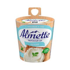 Сыр Альметте 150гр\ творожный сливочный ЛЕГКИЙ 
