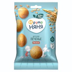 Печенье Фруто Няня 50гр\12шт Овсяное флоу-пак