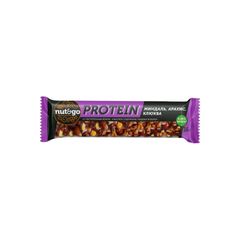 Батончик Nut&Go 36гр\18шт протеиновый миндаль, арахис, клюква 