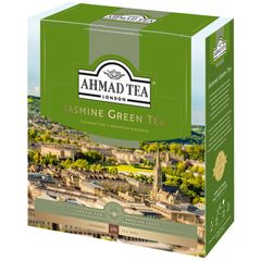 Чай Ahmad Tea 100пак\8шт Зеленый "Китайский" пакетики с ярлычками 