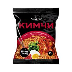 Лапша Анаком 90гр\40шт быстр. приг. пакет со вкус. КимЧи 
