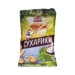 Сухарики От Мартина 60гр\ "Сметана и Зелень" (РАСПРОДАЖА) 