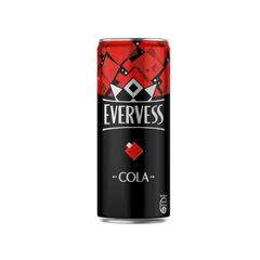 Газ напиток Evervess 0,33л\12шт Кола  ж/б