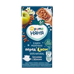 Кашка Фруто Няня 200гр\18шт "Перед сном" молочно-гречневая с яблоками 