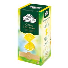 Чай Ahmad Tea 25пак\12шт Цитрус Сенсейшн с аром. лимона и лайма,черный к/ф 