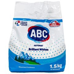 Порошок ABC 1,5кг\12шт Горная свежесть пакет