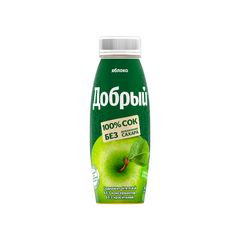 Сок Добрый 300мл\12шт Яблочный пэт