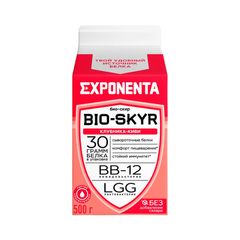 Напиток Кисломолочный EXPONENTA Bio-Skyr 500гр\6шт Клубника-Киви 
