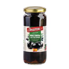 Маслины Знаток 330мл\12шт б/к Selection ст/б