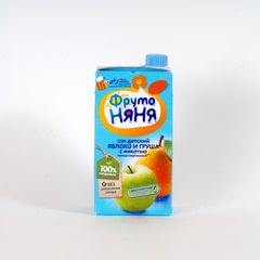 Сок Фруто Няня 500мл\ яблоко и груша с мякотью 