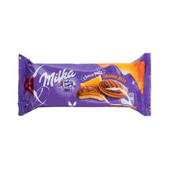 Печенье Милка 147гр\24шт с желе Джаффа апельсин. мусс 