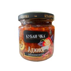 Аджика Кубаночка 200гр\12шт Абхазская острая ст/б